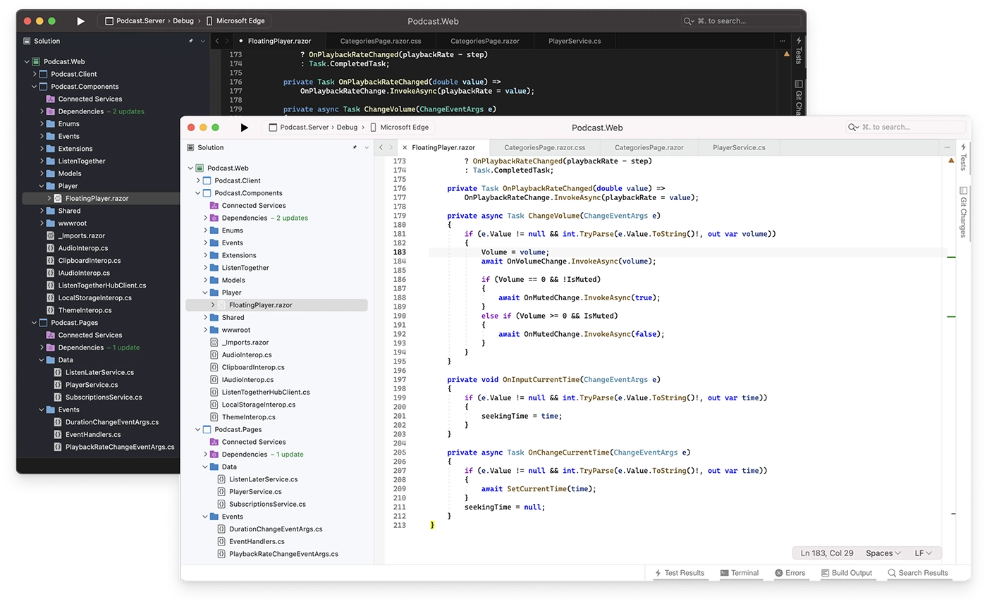 visual studio for mac